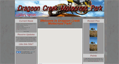 Desktop Screenshot of dragoonmotocross.com